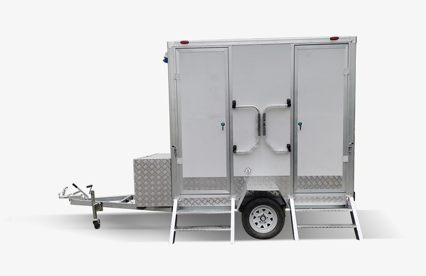 2 stall toilet trailer for sale